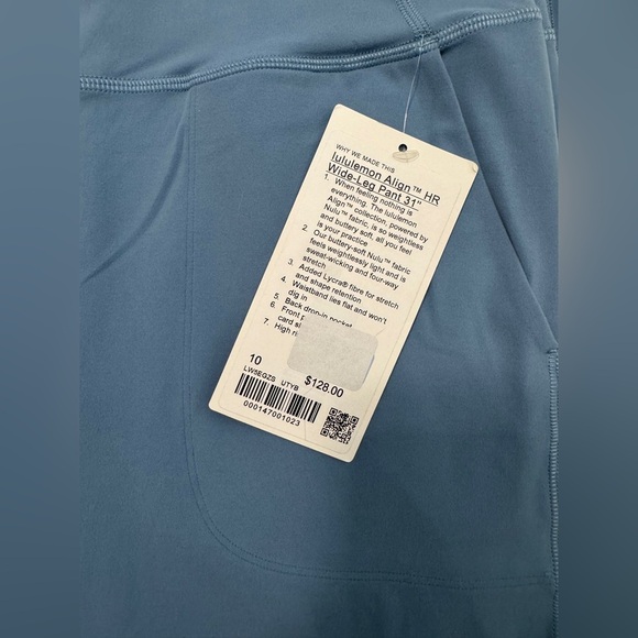 Lululemon Align High-Rise Wide-Leg Pant 31" in Utility Blue - Picture 5 of 6